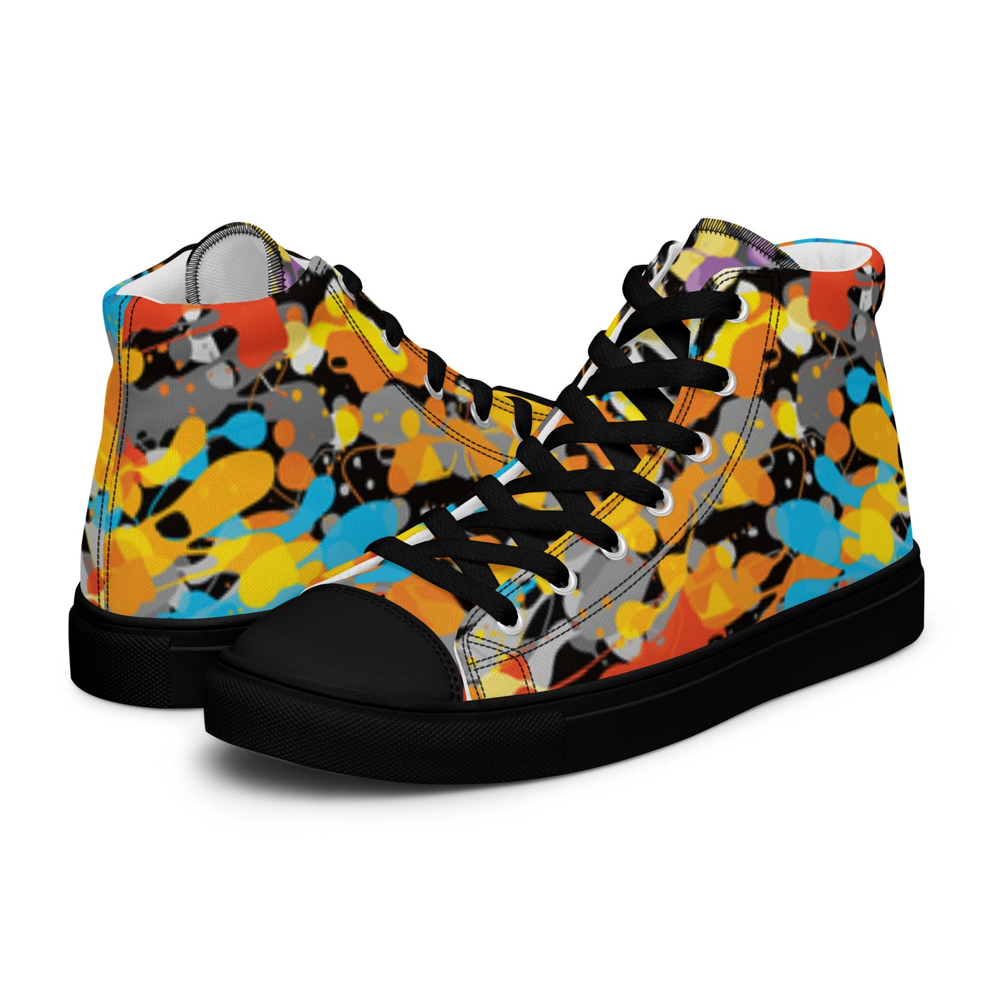 Colori - Sneakers Alte in Tela / Donna
