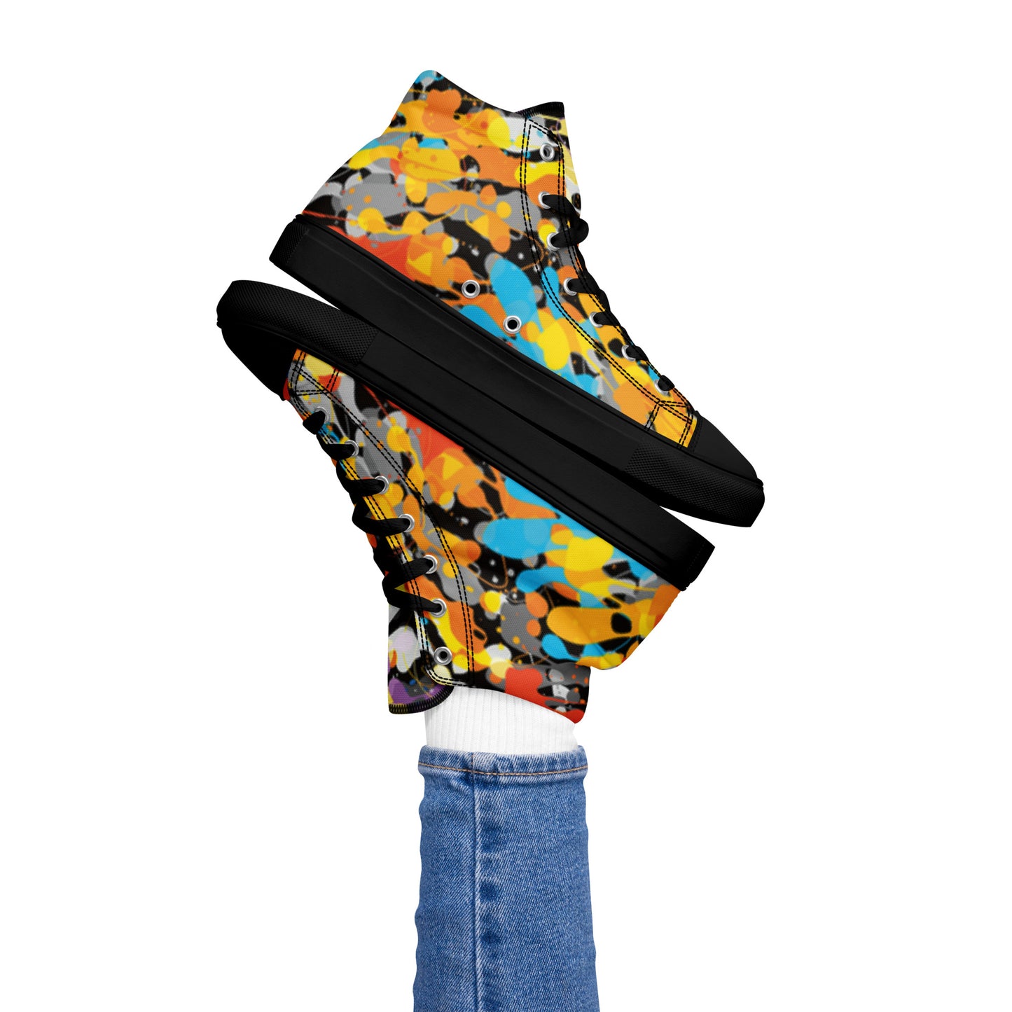 Colori - Sneakers Alte in Tela / Donna