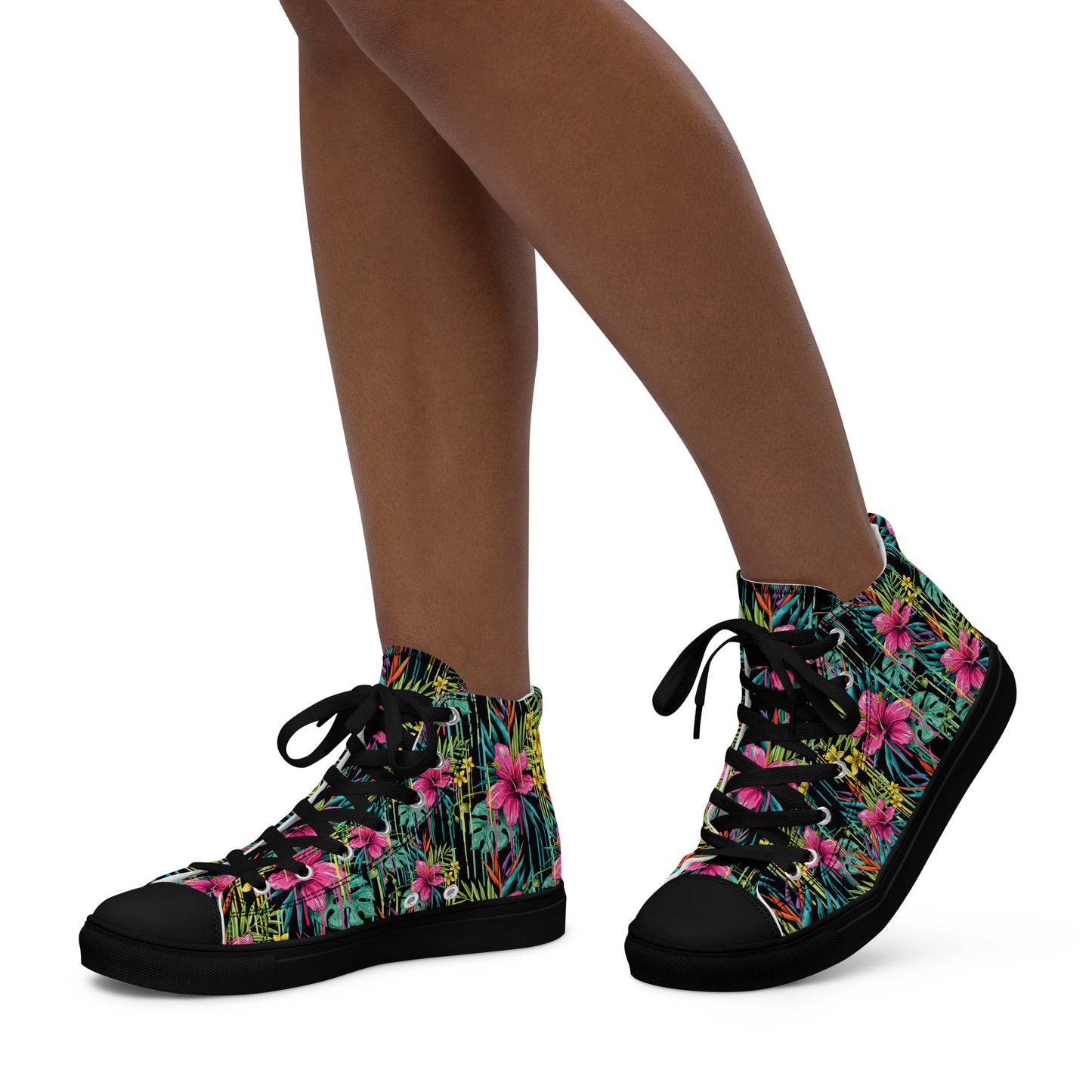 Rose - Sneakers Alte in Tela/Donna