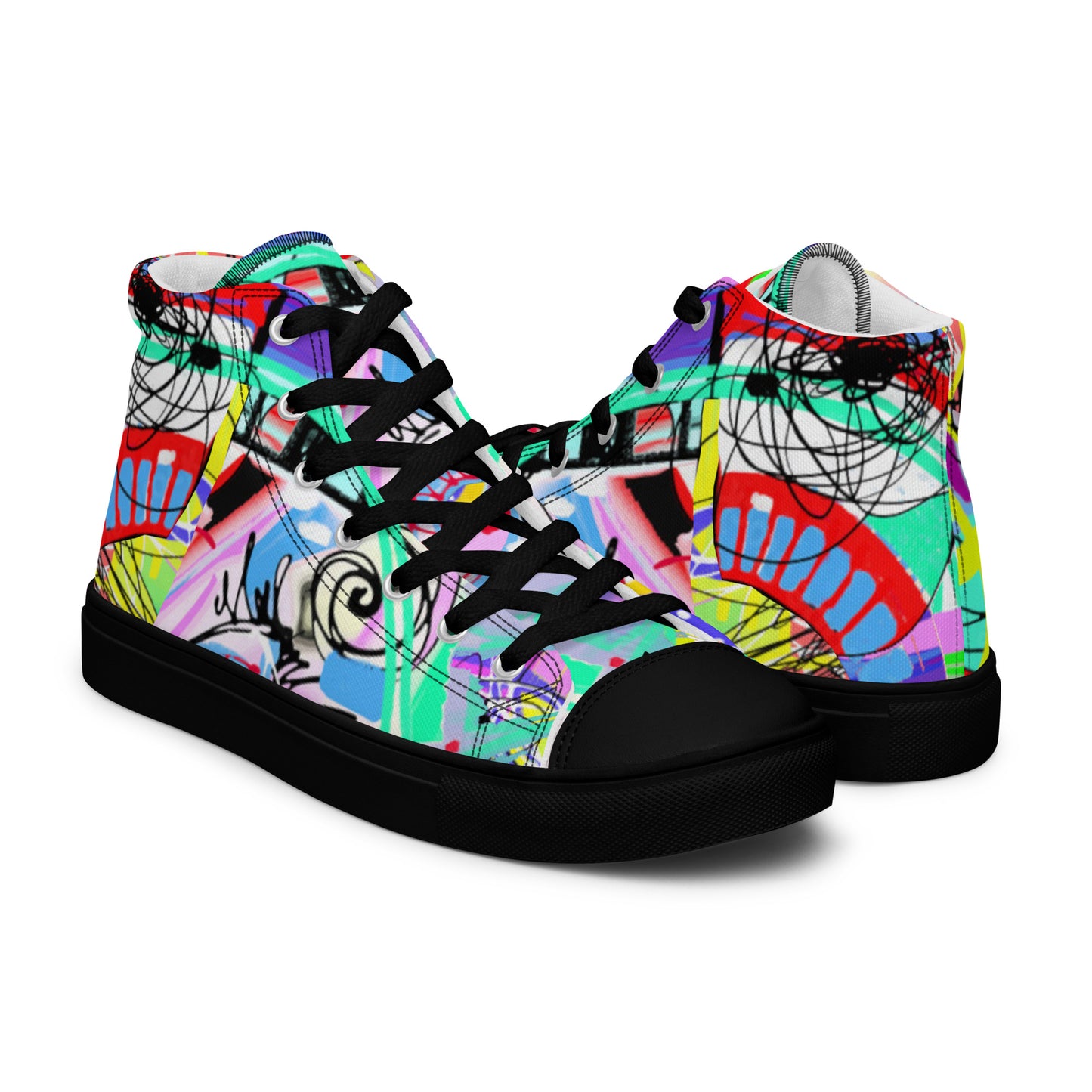 Scarabocchio - Sneakers Alte in Tela/Donna