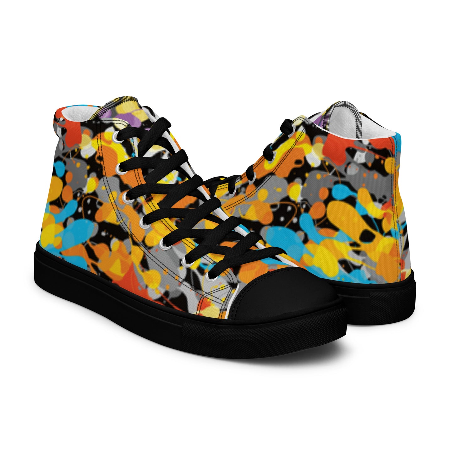 Colori - Sneakers Alte in Tela / Donna