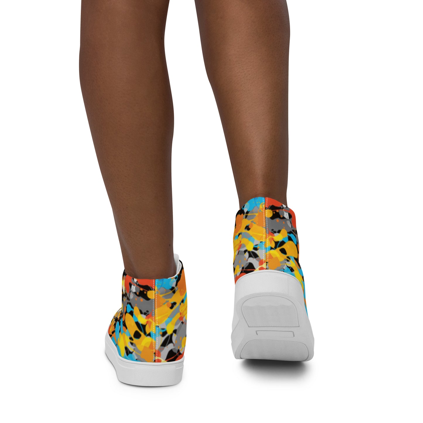 Colori - Sneakers Alte in Tela / Donna