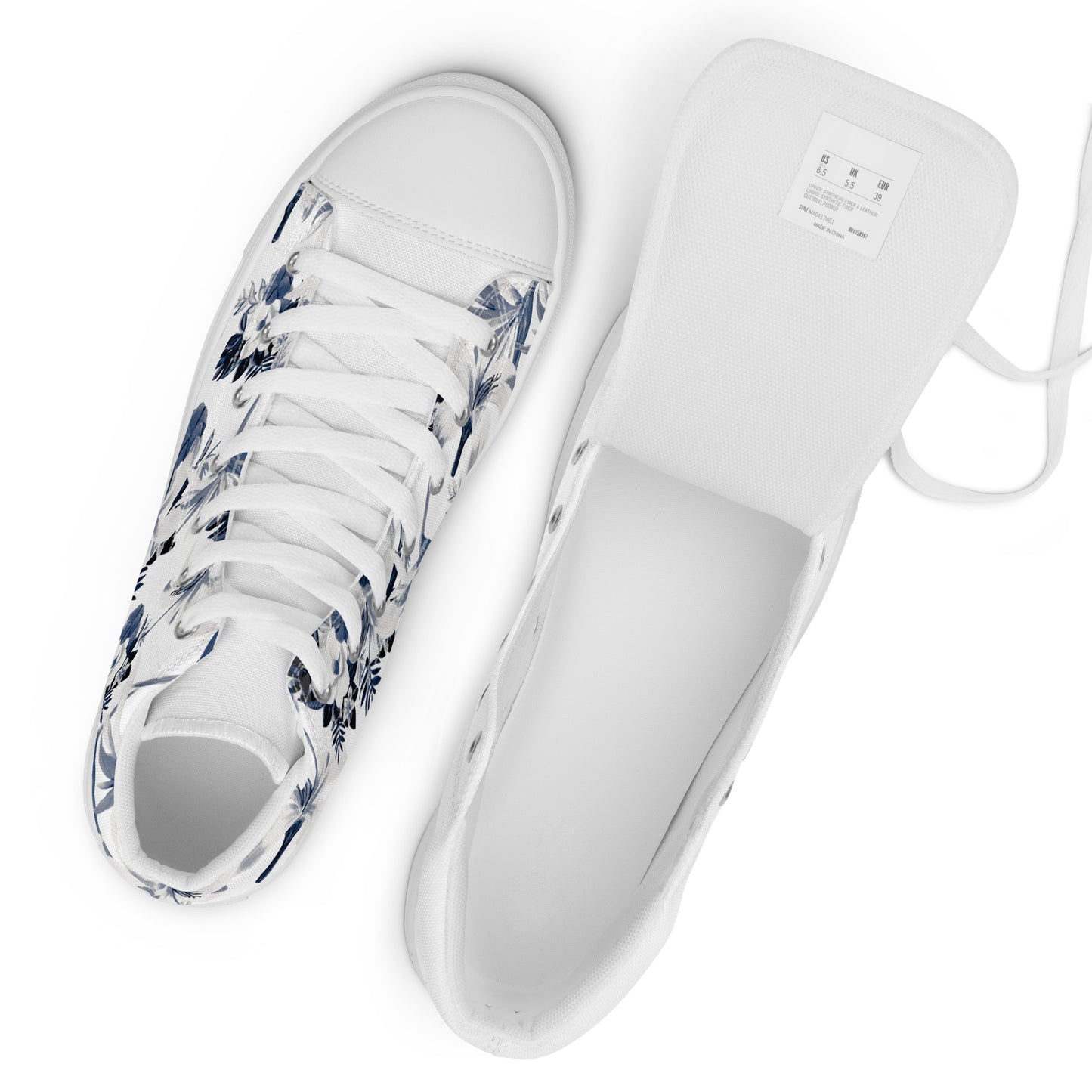 Bianco&Nero - Sneakers Alte in Tela/Donna