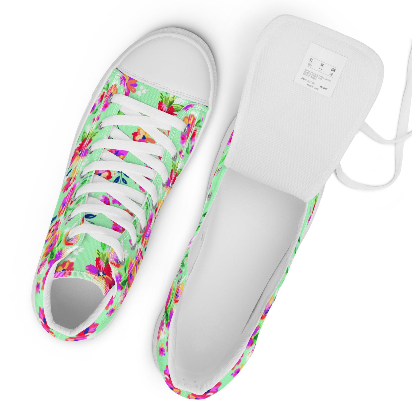 Fiorellini - Sneakers Alte in Tela/ Donna