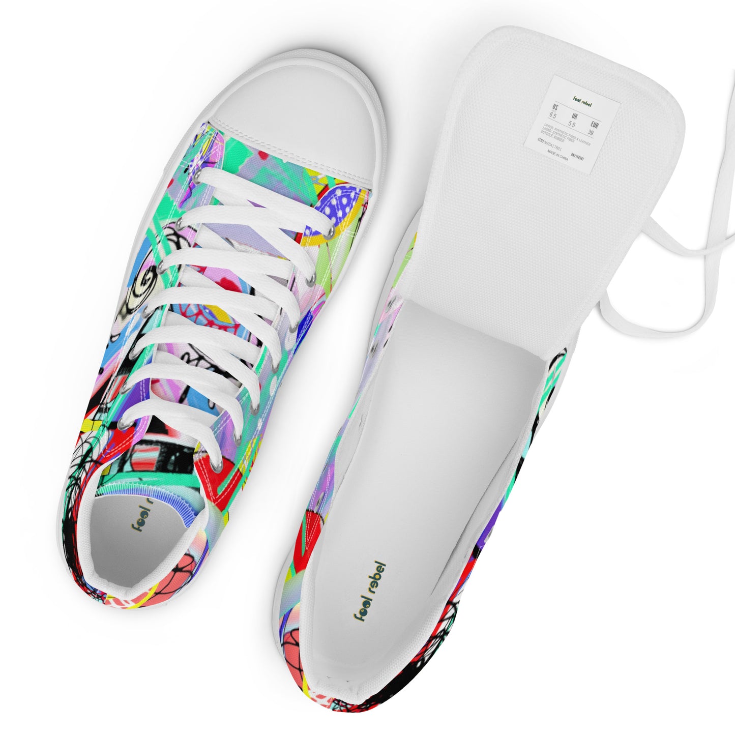 Scarabocchio - Sneakers Alte in Tela/Donna