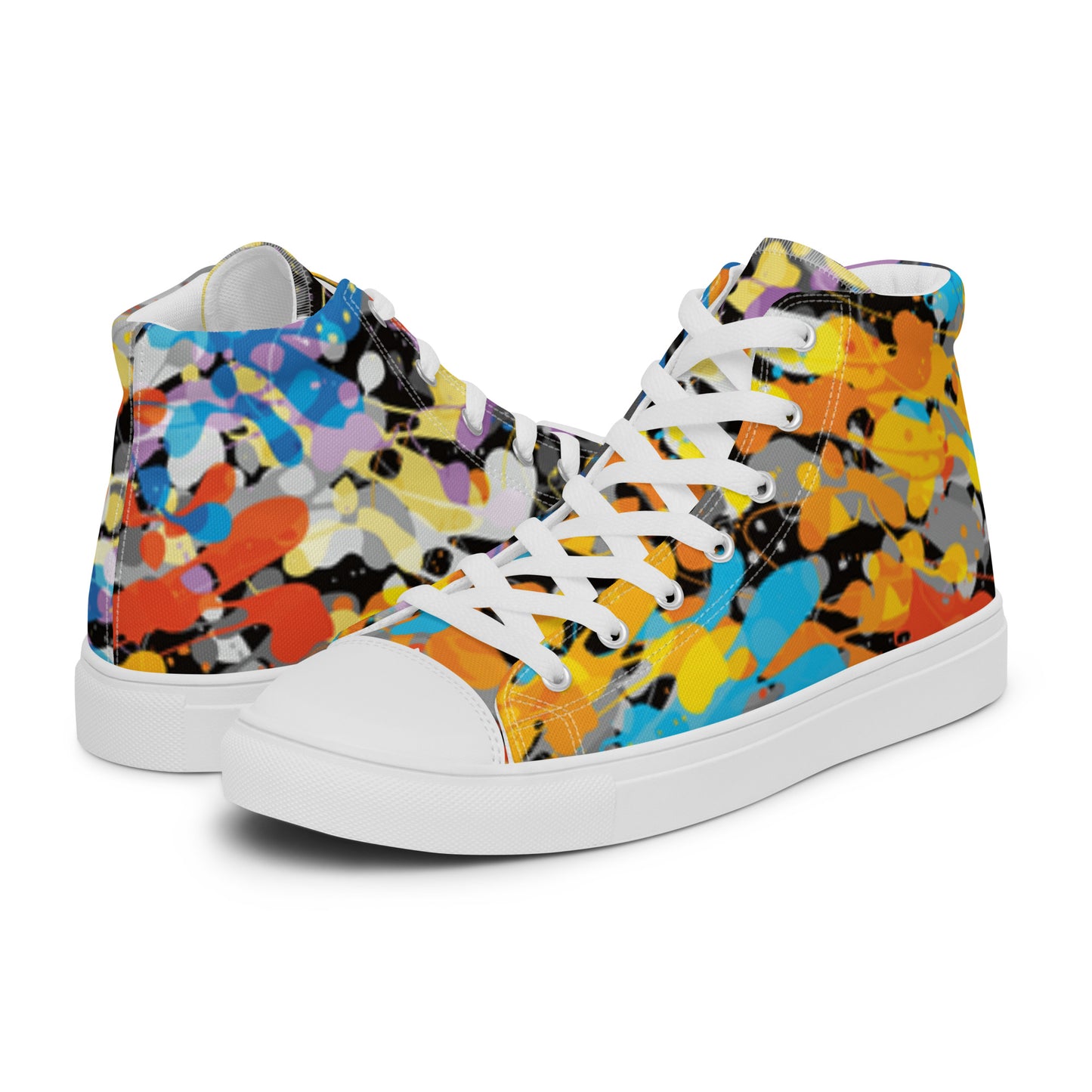 Women’s high top canvas shoes