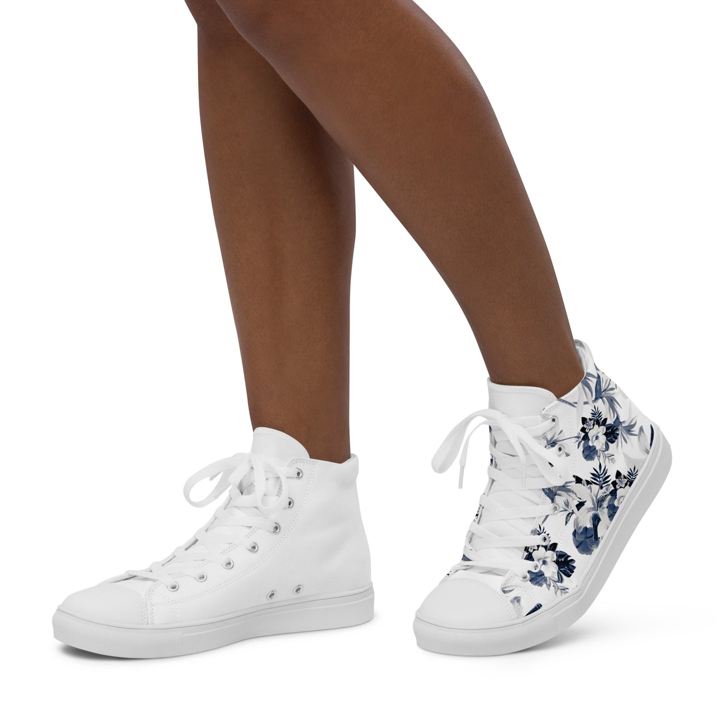 Bianco&Nero - Sneakers Alte in Tela/Donna