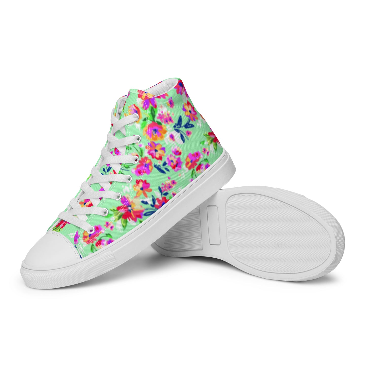 Fiorellini - Sneakers Alte in Tela/ Donna