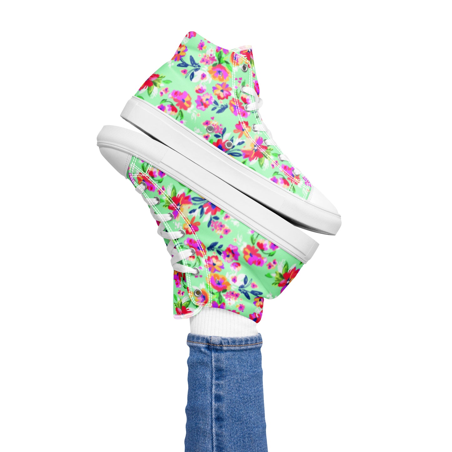 Fiorellini - Sneakers Alte in Tela/ Donna