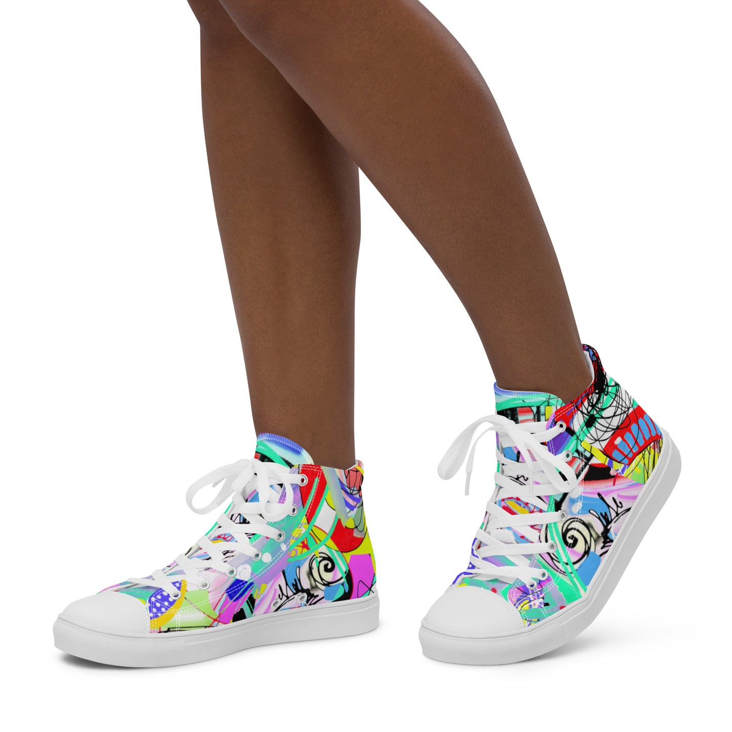 Scarabocchio - Sneakers Alte in Tela/Donna