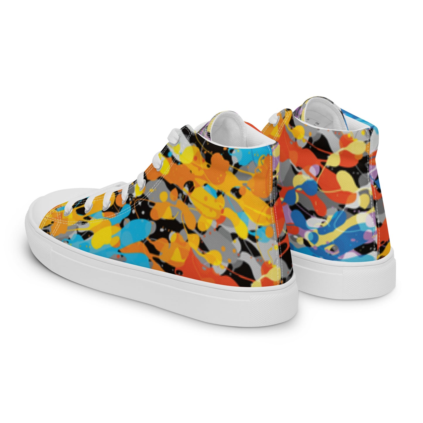 Women’s high top canvas shoes