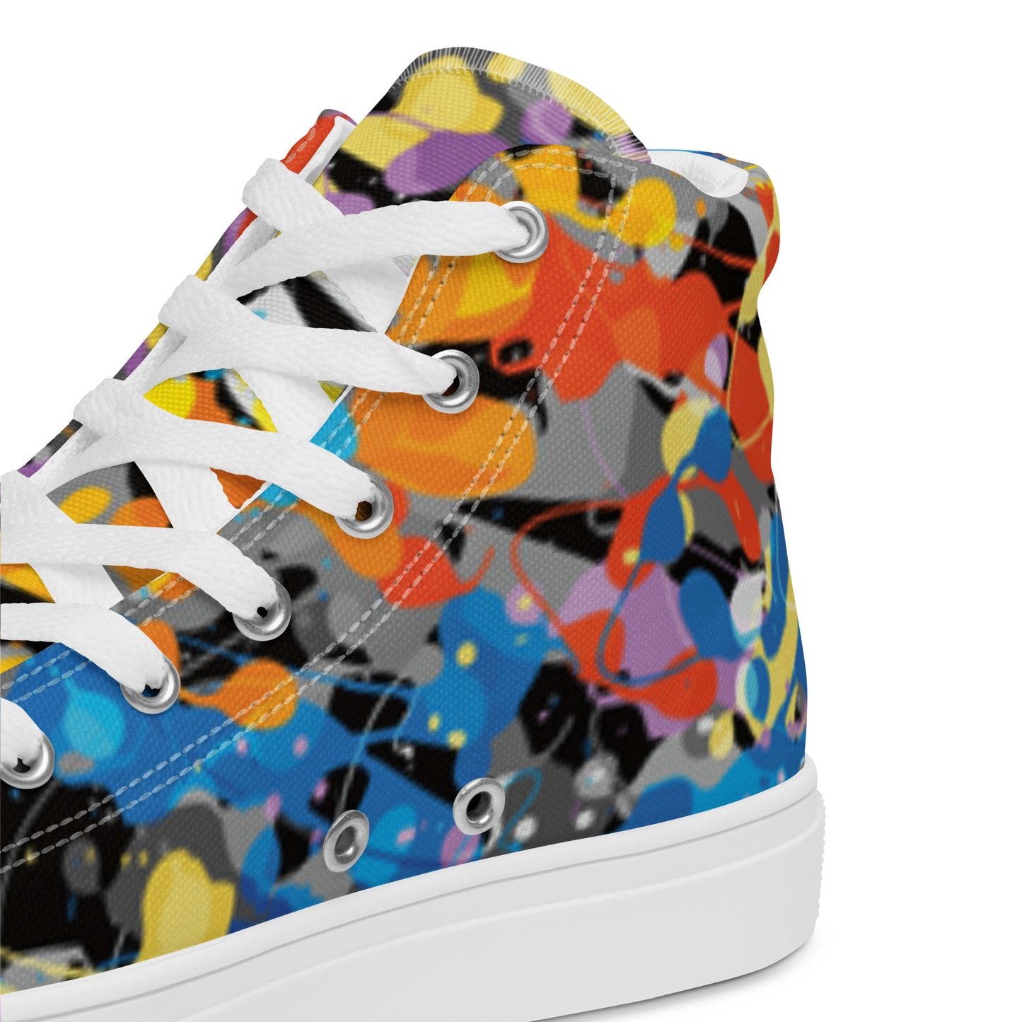 Women’s high top canvas shoes