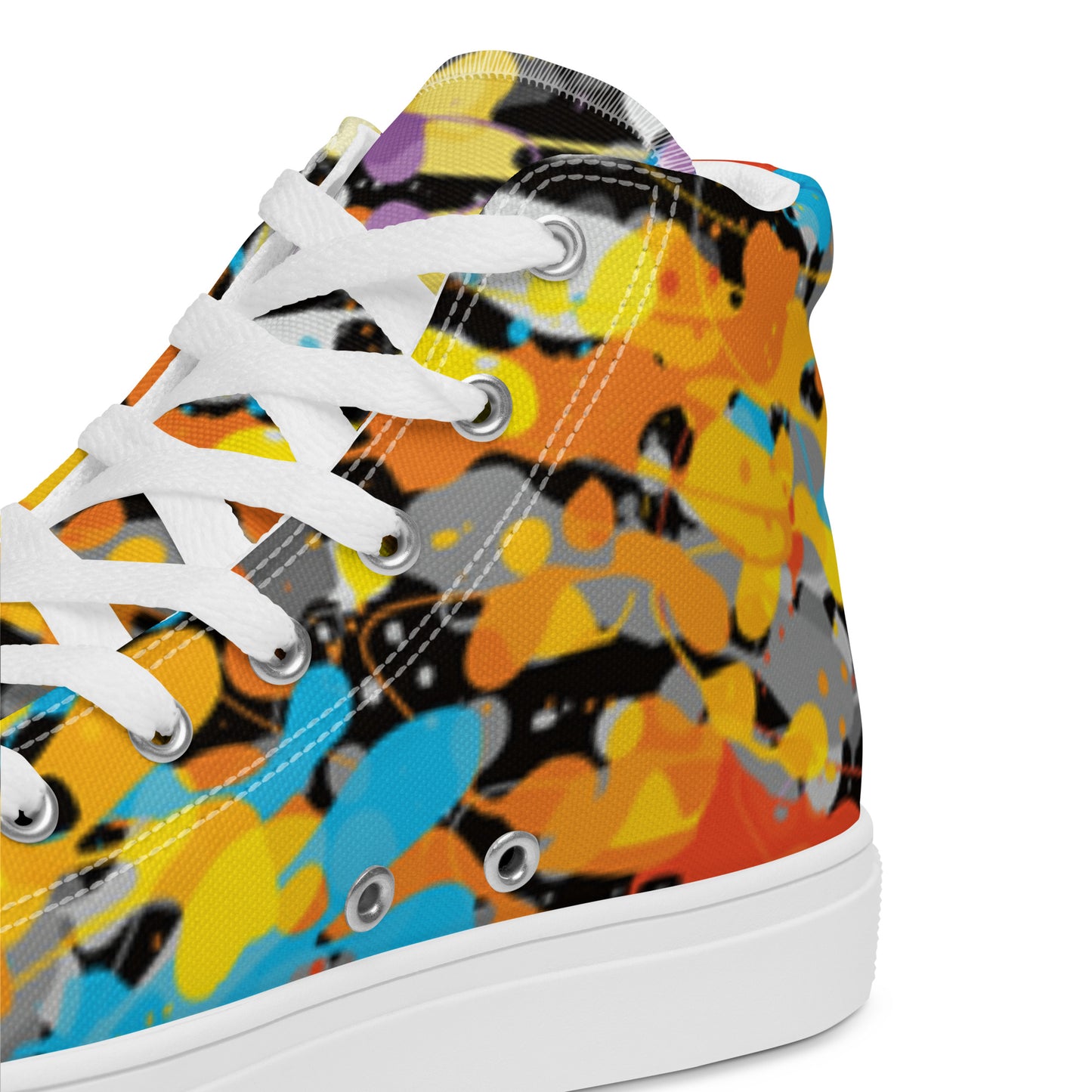 Colori - Sneakers Alte in Tela / Donna
