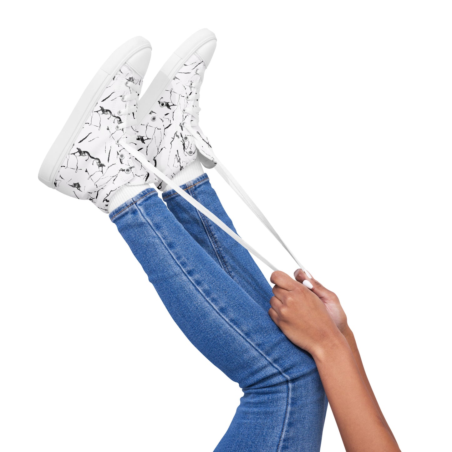 Marble - Sneakers Alte in Tela/Donna