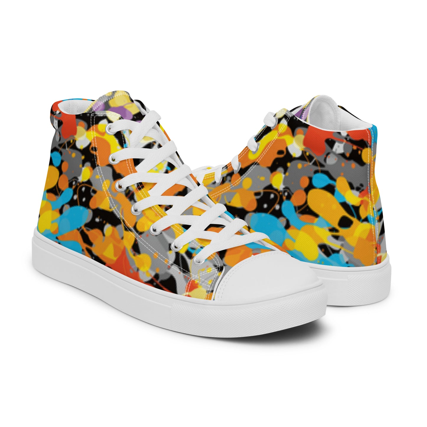 Colori - Sneakers Alte in Tela / Donna