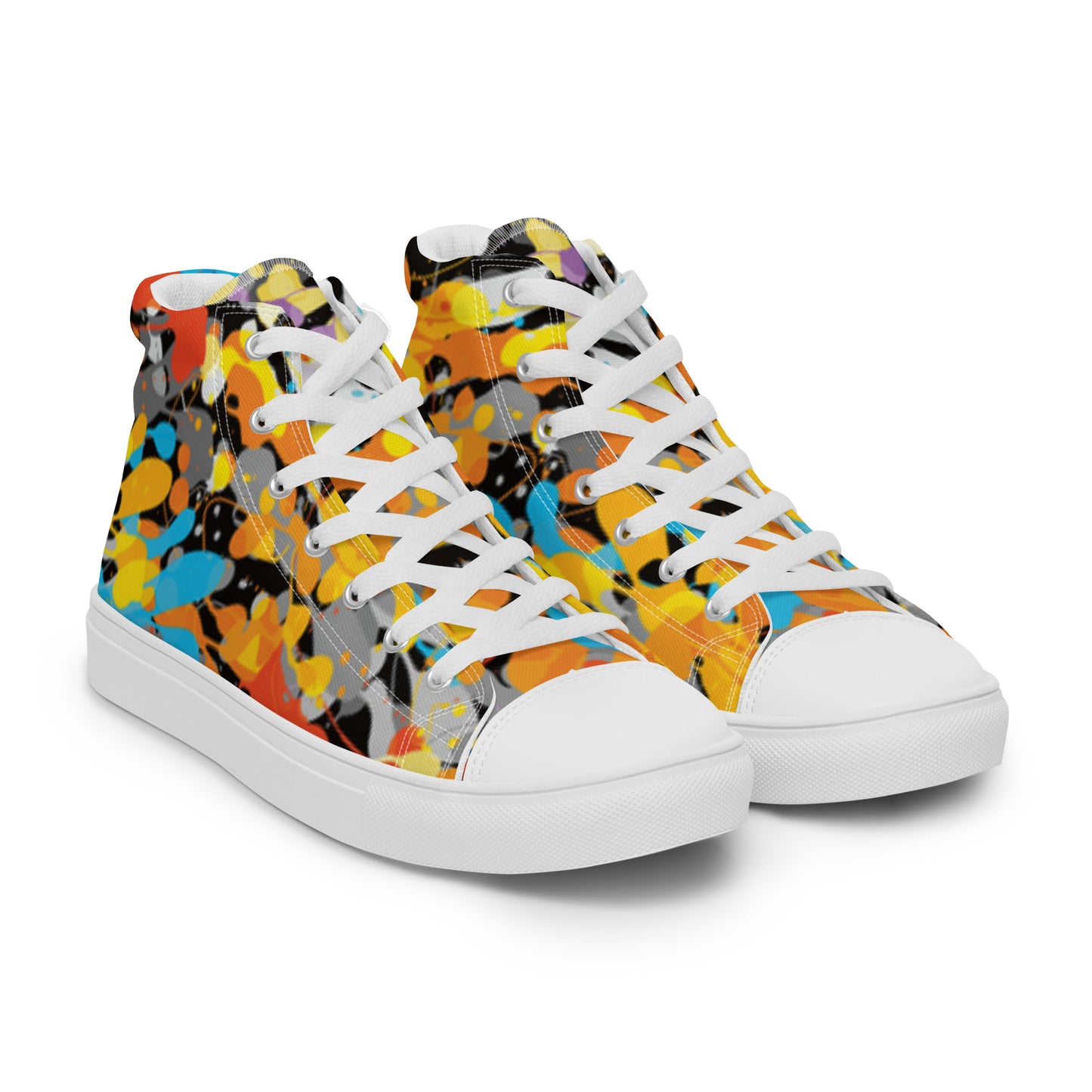 Colori - Sneakers Alte in Tela / Donna
