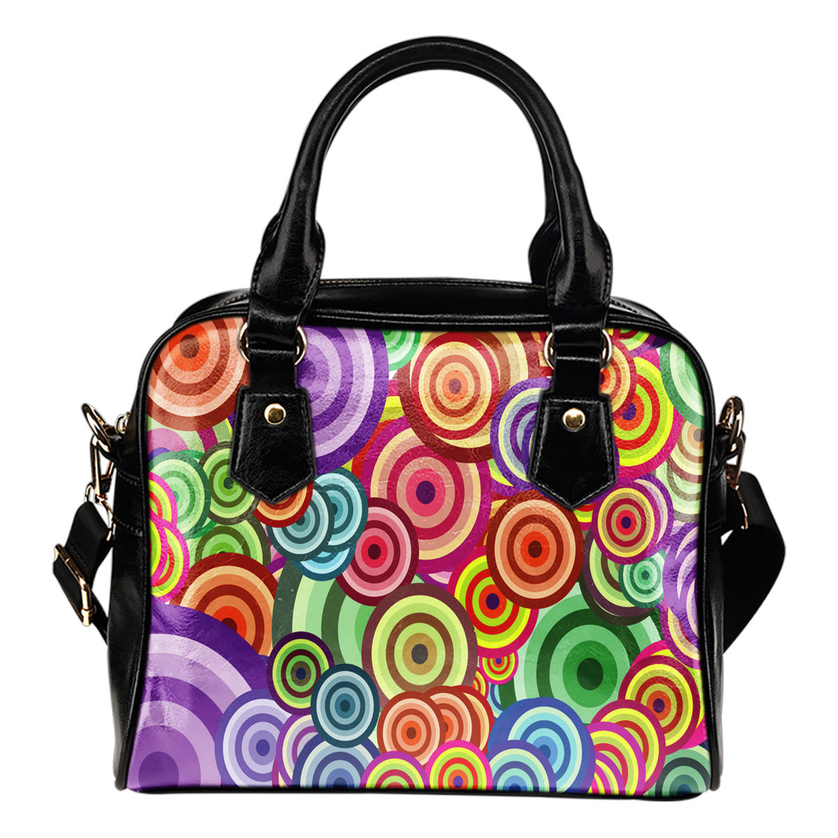 Retrò - Borsa con manici e tracolla -