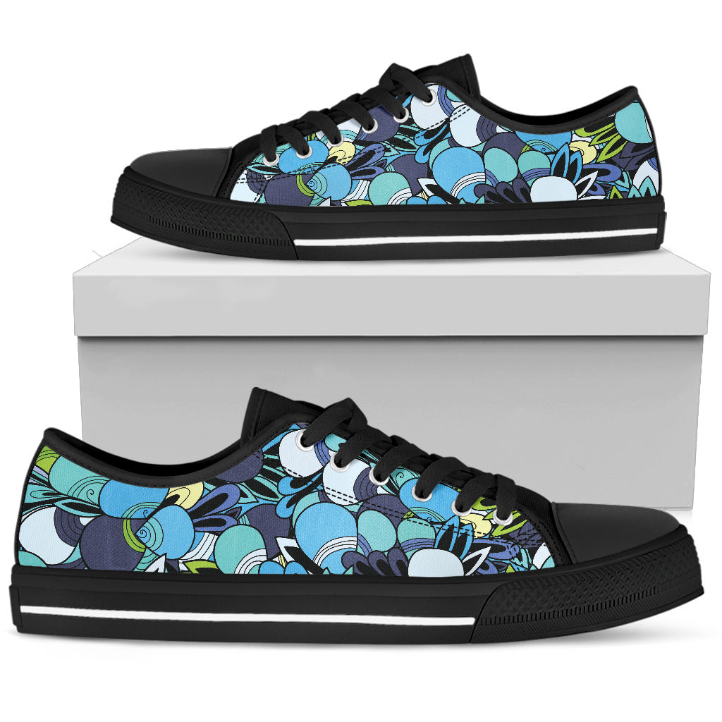 Astratto Blue - Low Top Donna -
