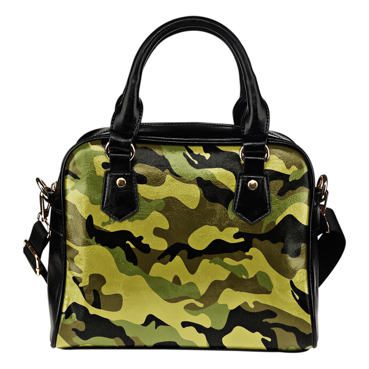 Camouflage Verde - Borsa con manici e tracolla