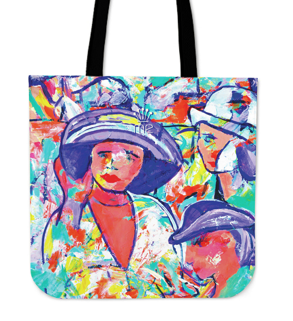 Ragazza con cappello Viola - Tote bag -