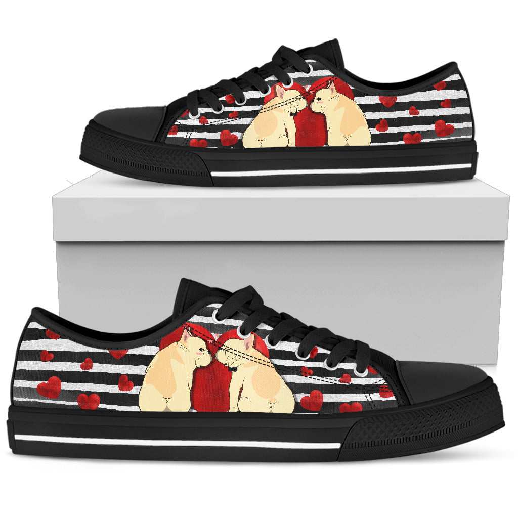French Bulldog Innamorati - Low Top Donna -