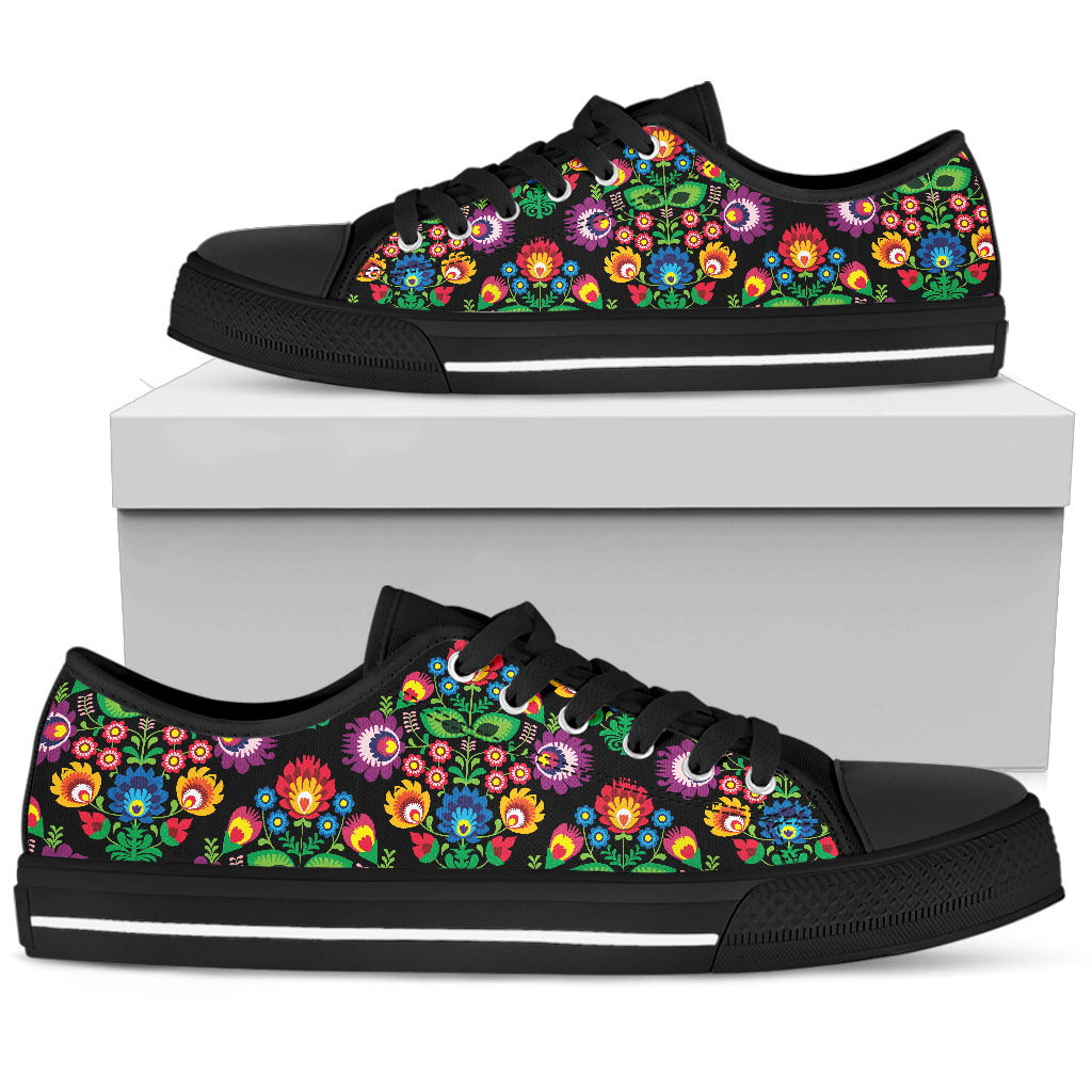 Polish - Low Top Donna /Suola Nera -