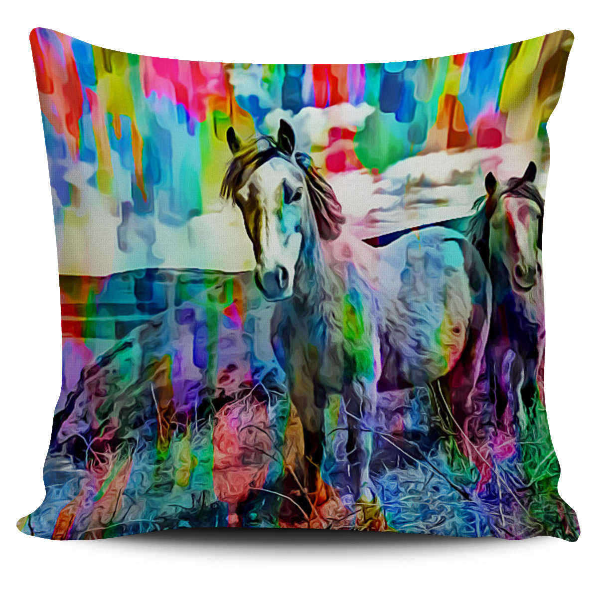 Cavalli e Colori - Fodera per cuscini -