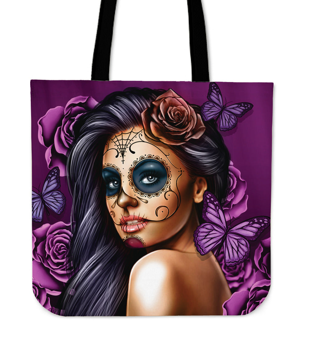 Calavera Viola - Shopping Bag -