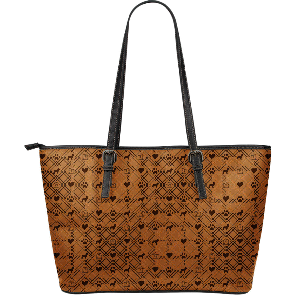 Brown Tote Dog Lover