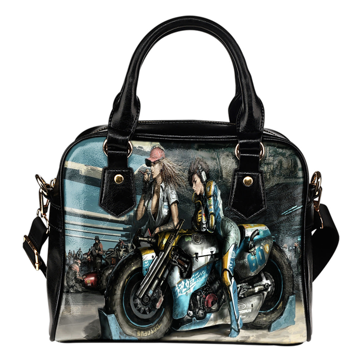 Motocicletta - Borsa con manici e tracolla -