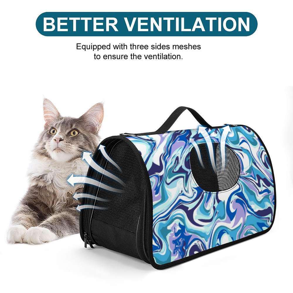 Custom Mesh Breathable Backpack Portable Pet Bag