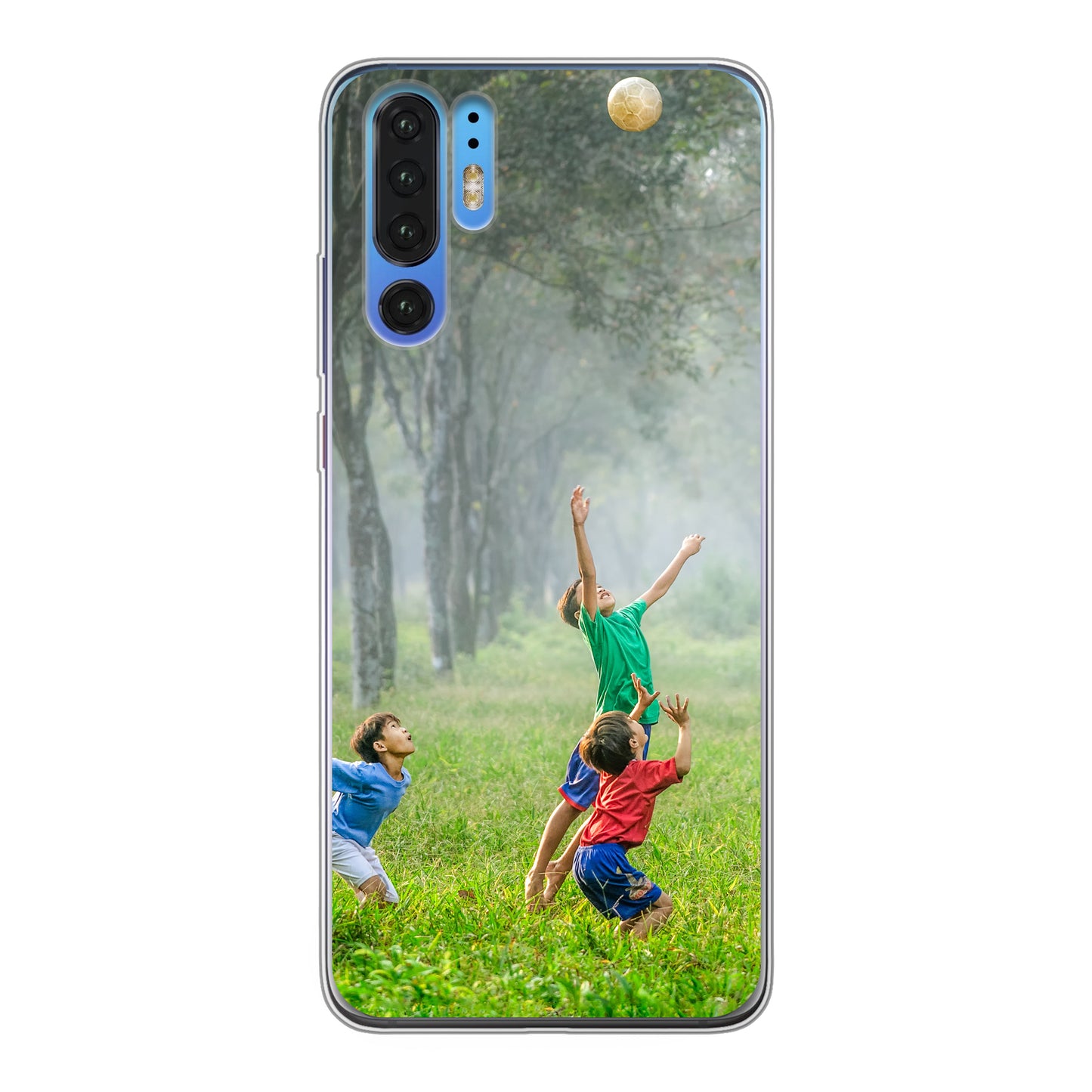 Huawei P30 Pro / P30 Pro New Edition Cover Morbida Trasparente - Stampa sul Retro -