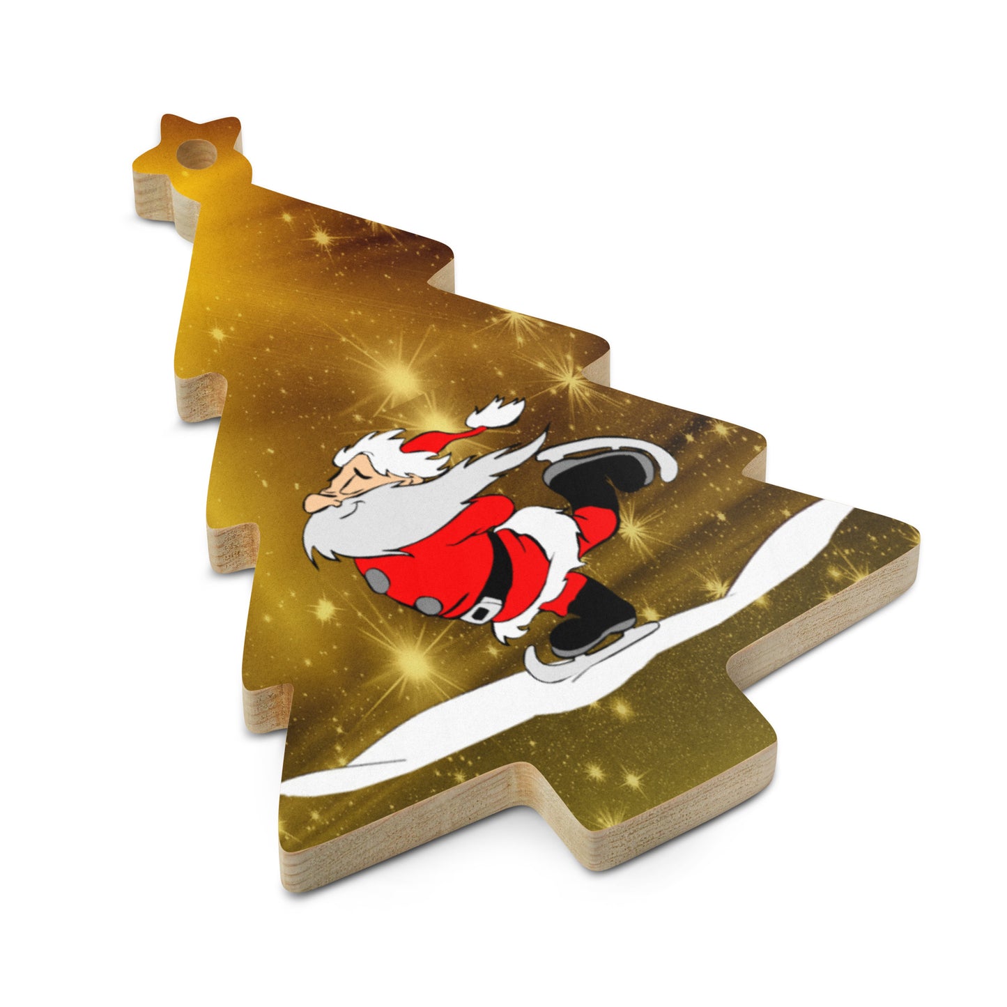 RIFARE Ovale - Decorazione Natalizia in legno -