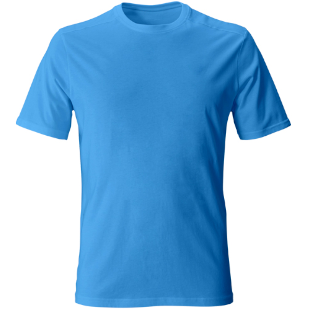 T-Shirt Unisex Girocollo Blu Reale