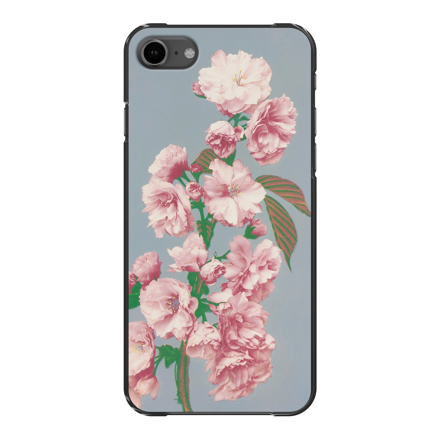 Apple iPhone 7 / 8 / SE (2020) / SE (2022) Cover Rigida Nera - Stampa sul Retro