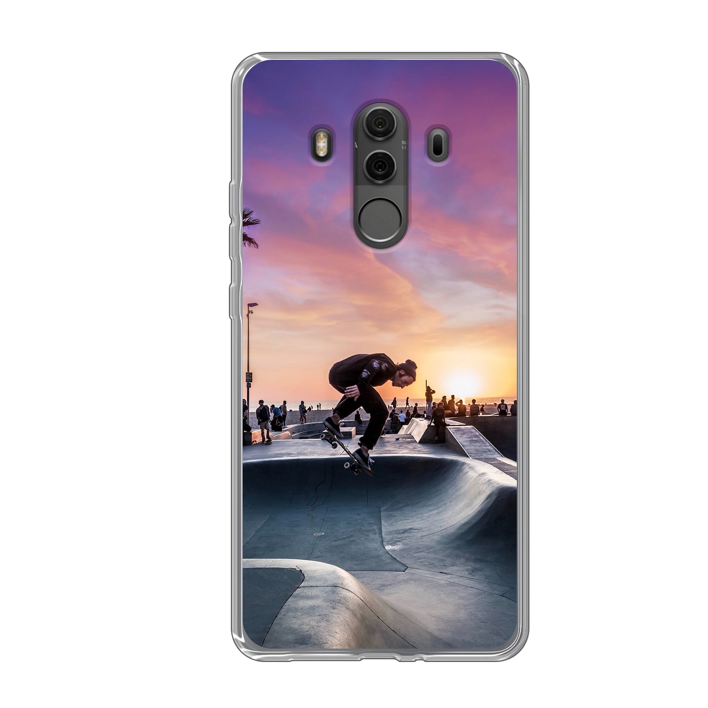 Huawei Mate 10 Pro Cover Morbida Trasparente - Stampa sul Retro -
