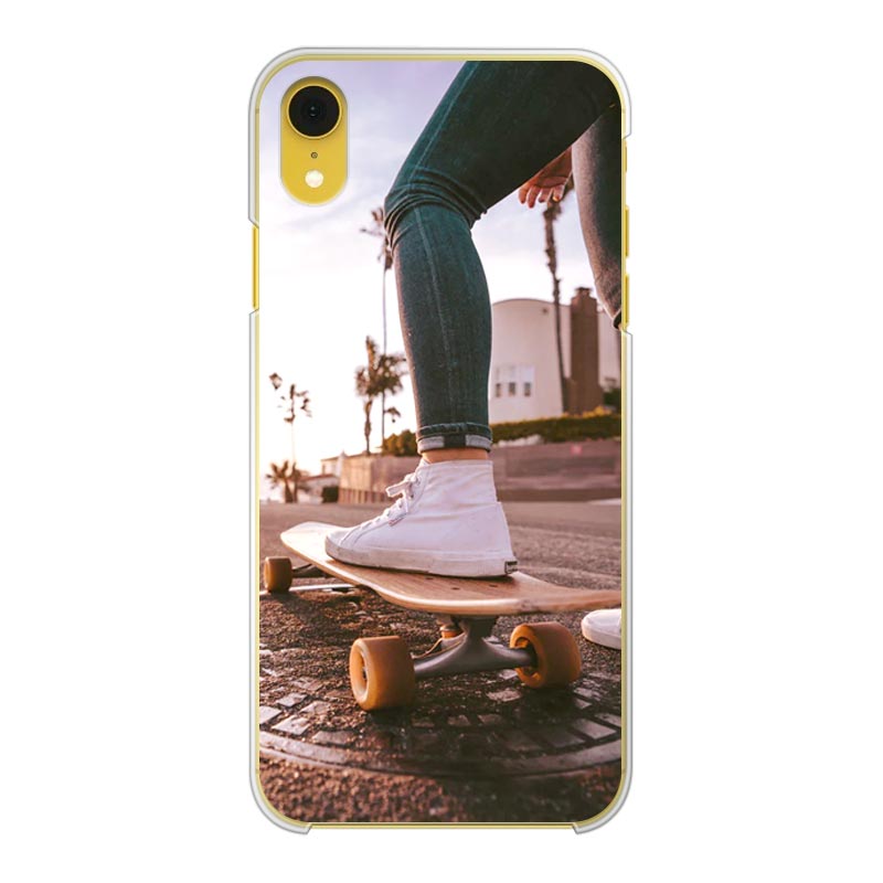 Apple iPhone Xr Cover Rigida Trasparente - Stampa sul Retro