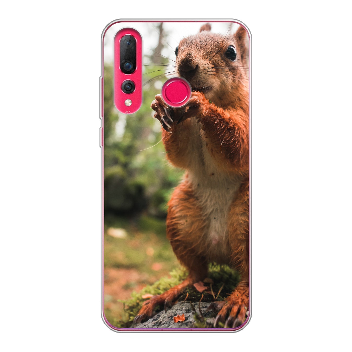 Huawei P30 Lite Cover Morbida Trasparente - Stampa sul Retro -