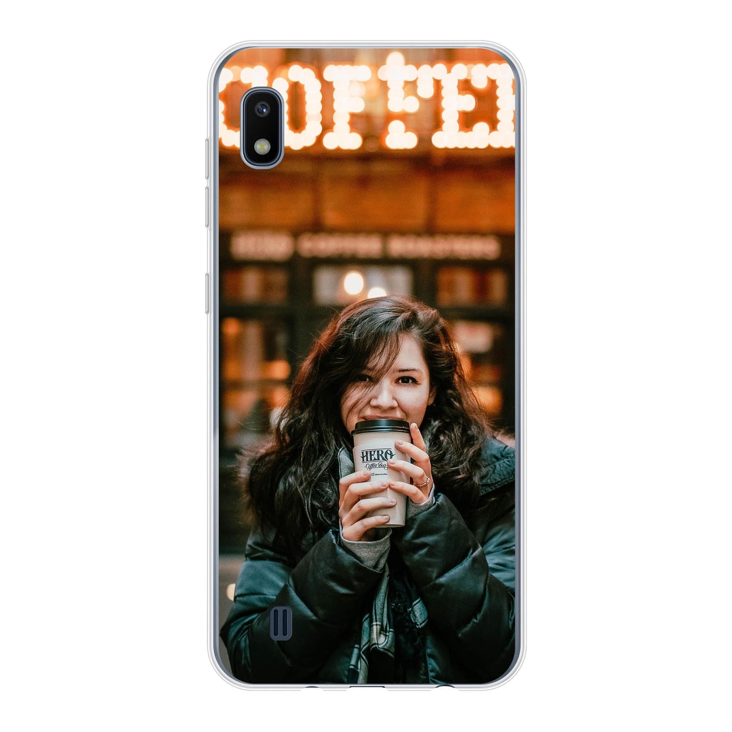 Samsung Galaxy A10 Cover Morbida Trasparente - Stampa sul Retro -
