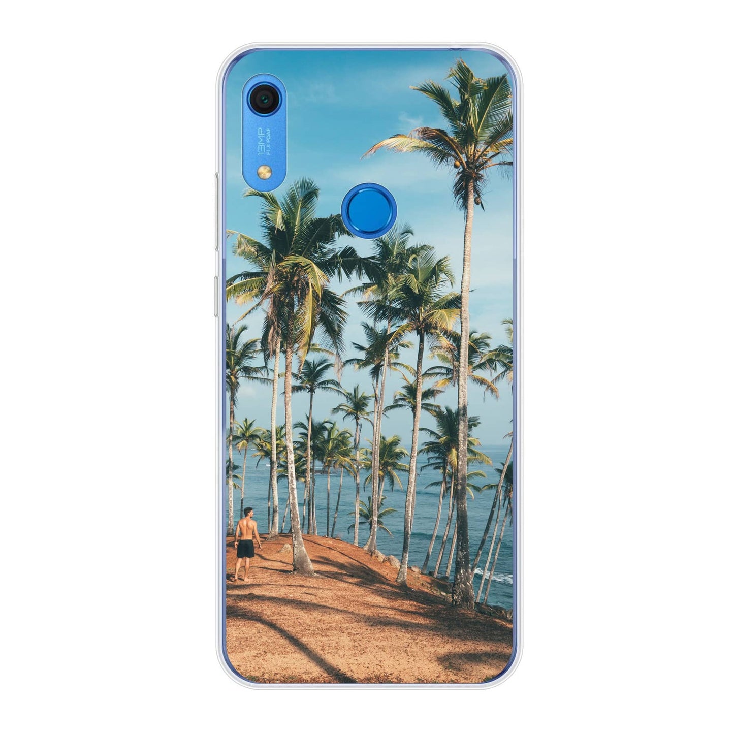 Huawei Y6 (2019) / Y6s (2019) Cover Morbida Trasparente - Stampa sul Retro -