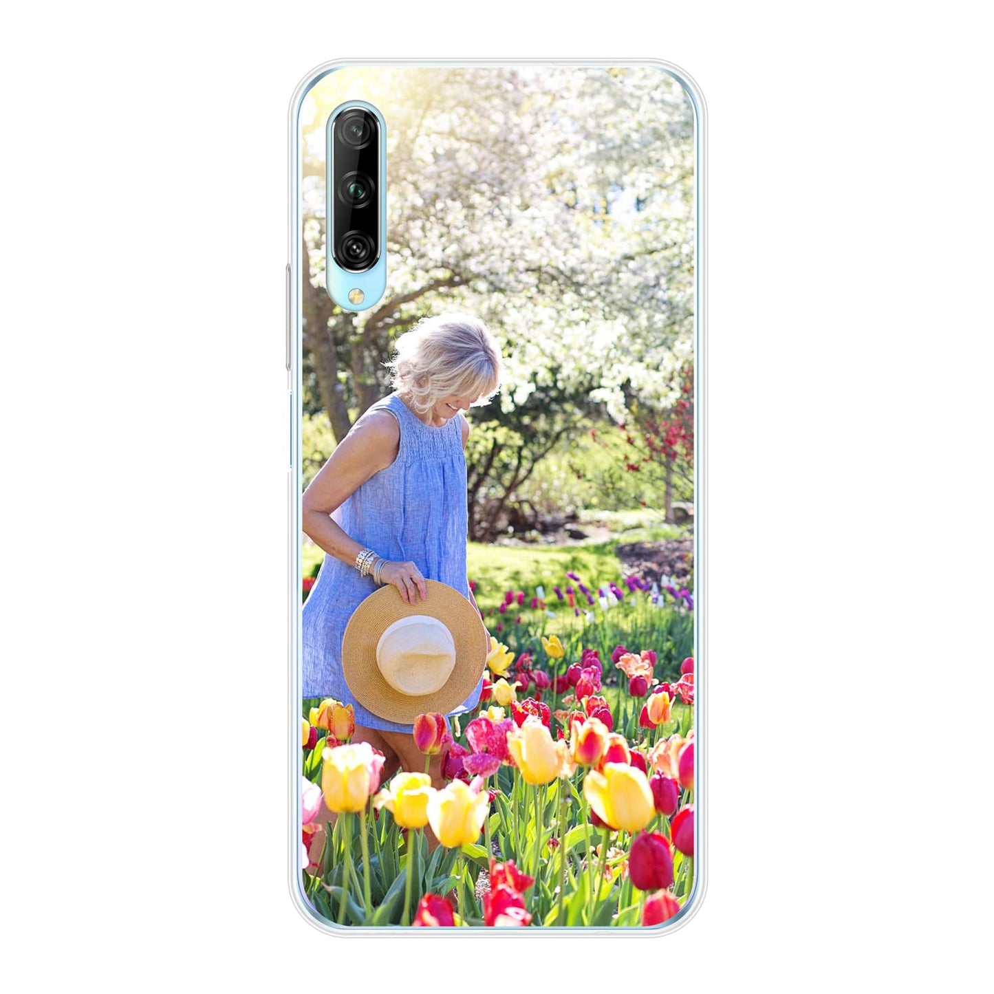 Huawei P Smart Pro / Honor 9X Pro Cover Morbida Trasparente - Stampa sul Retro -