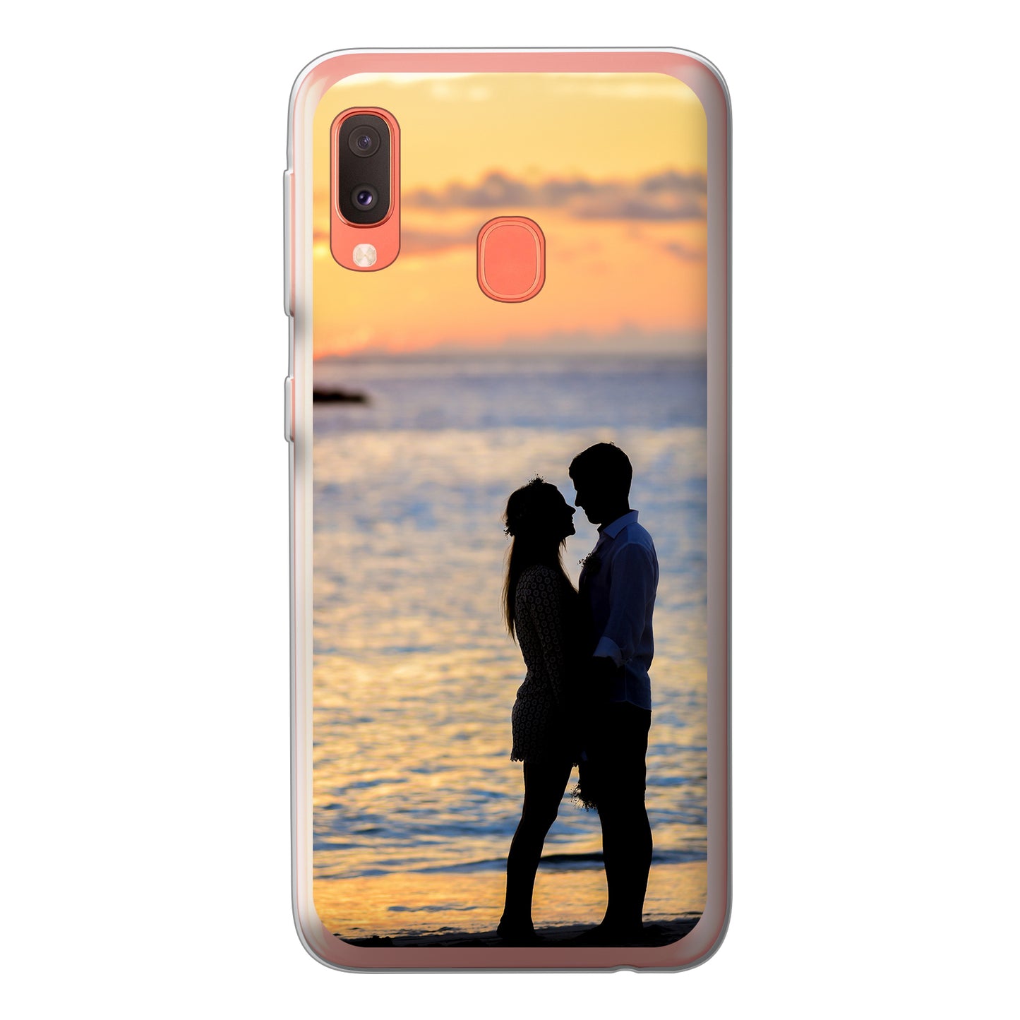 Samsung Galaxy A20e Cover Morbida Trasparente - Stampa sul Retro -