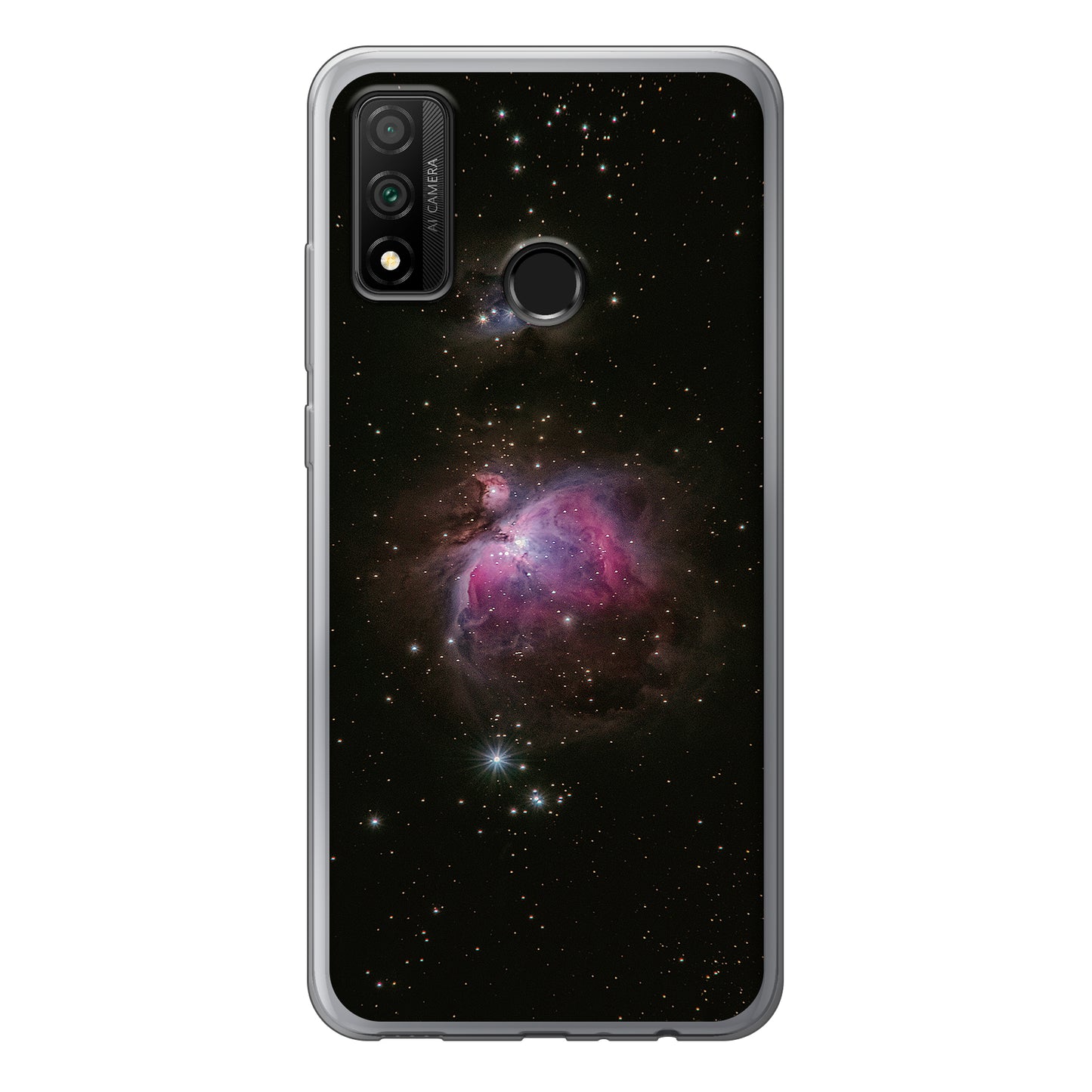 Huawei P Smart (2020) Cover Morbida Trasparente - Stampa sul Retro -