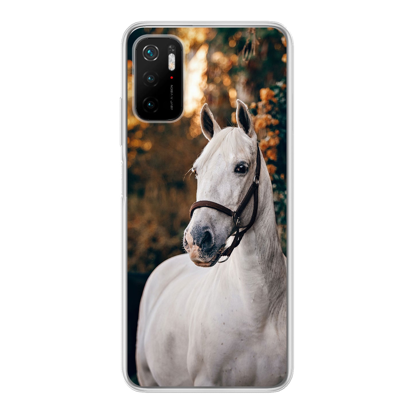 Xiaomi Poco M3 Pro 5G Cover Morbida Trasparente - Stampa sul Retro -