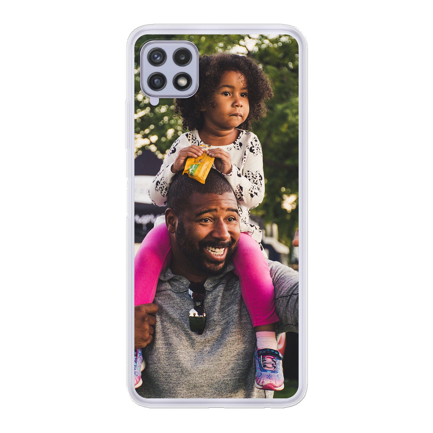 Samsung Galaxy A22 4G Cover Morbida Trasparente - Stampa sul Retro -