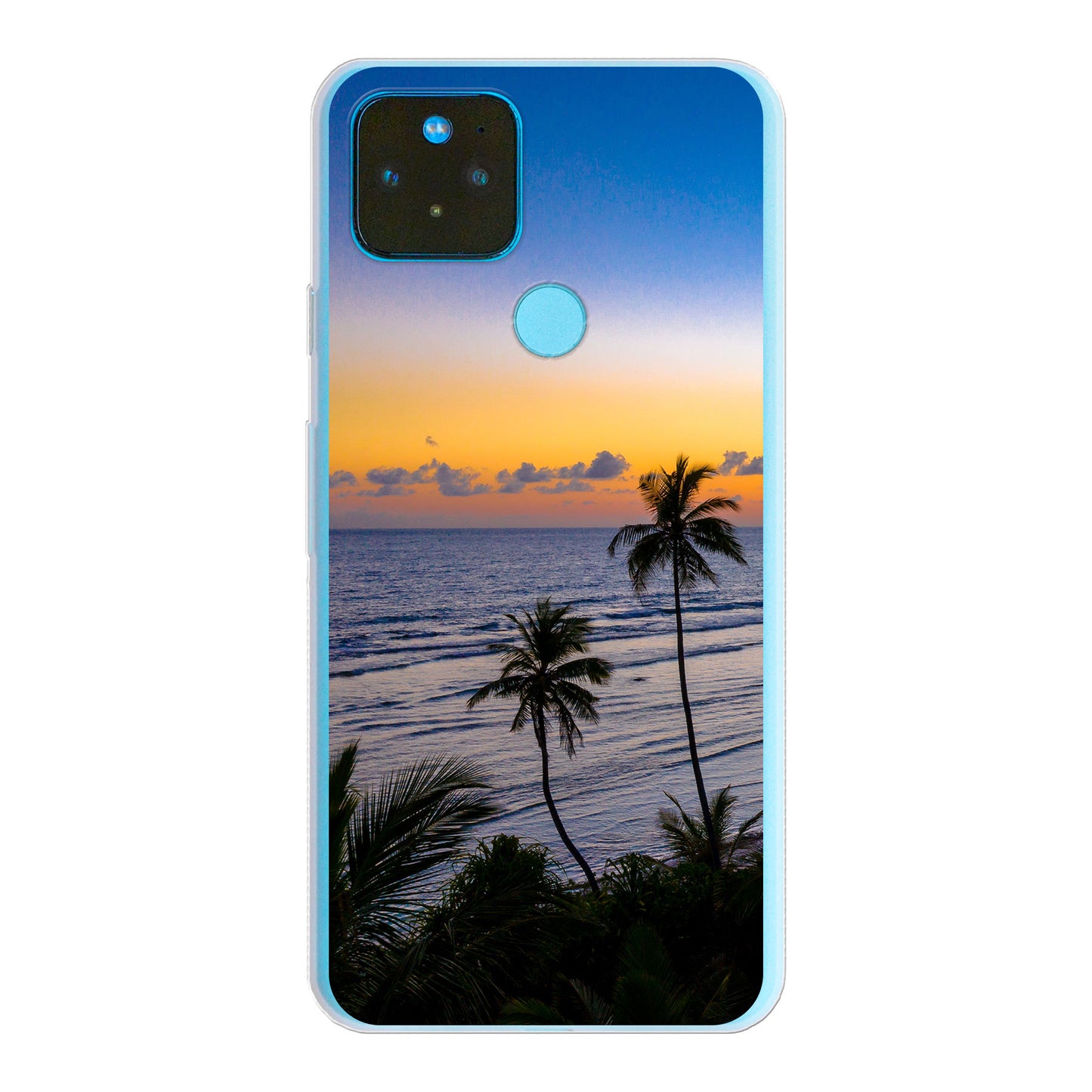Google Pixel 5a 5G Cover Morbida Trasparente - Stampa sul Retro