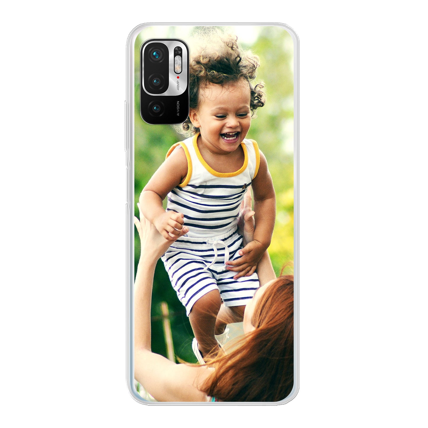 Xiaomi Redmi Note 10 5G Cover Morbida Trasparente - Stampa sul Retro -