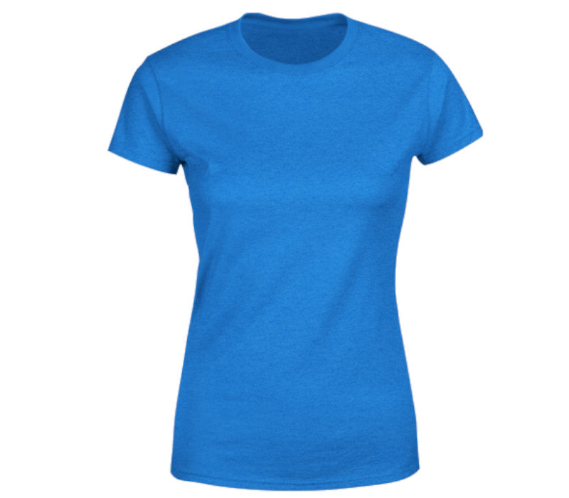 T-Shirt Donna Girocollo Blu Reale