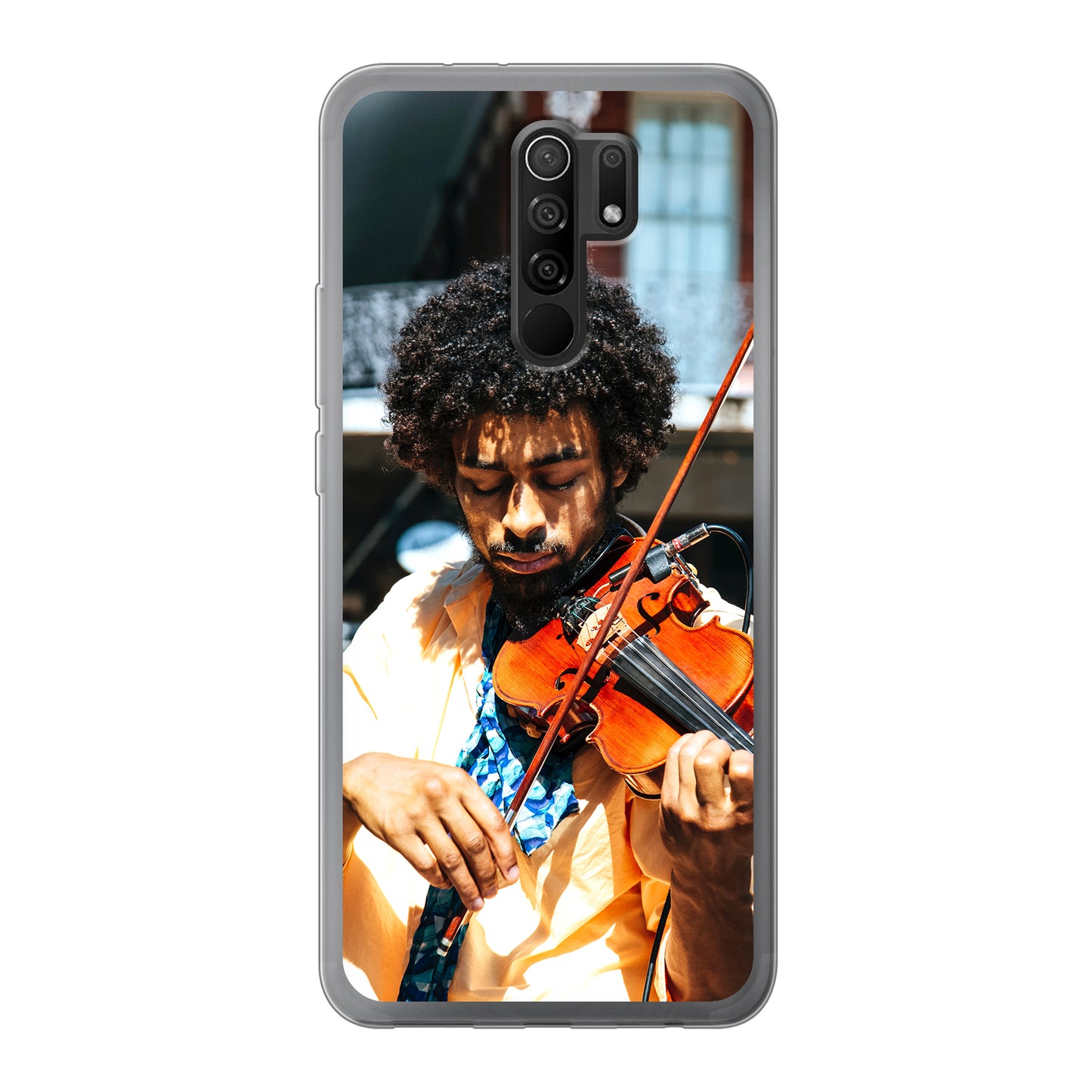 Xiaomi Redmi 9 Cover Morbida Trasparente - Stampa sul Retro -