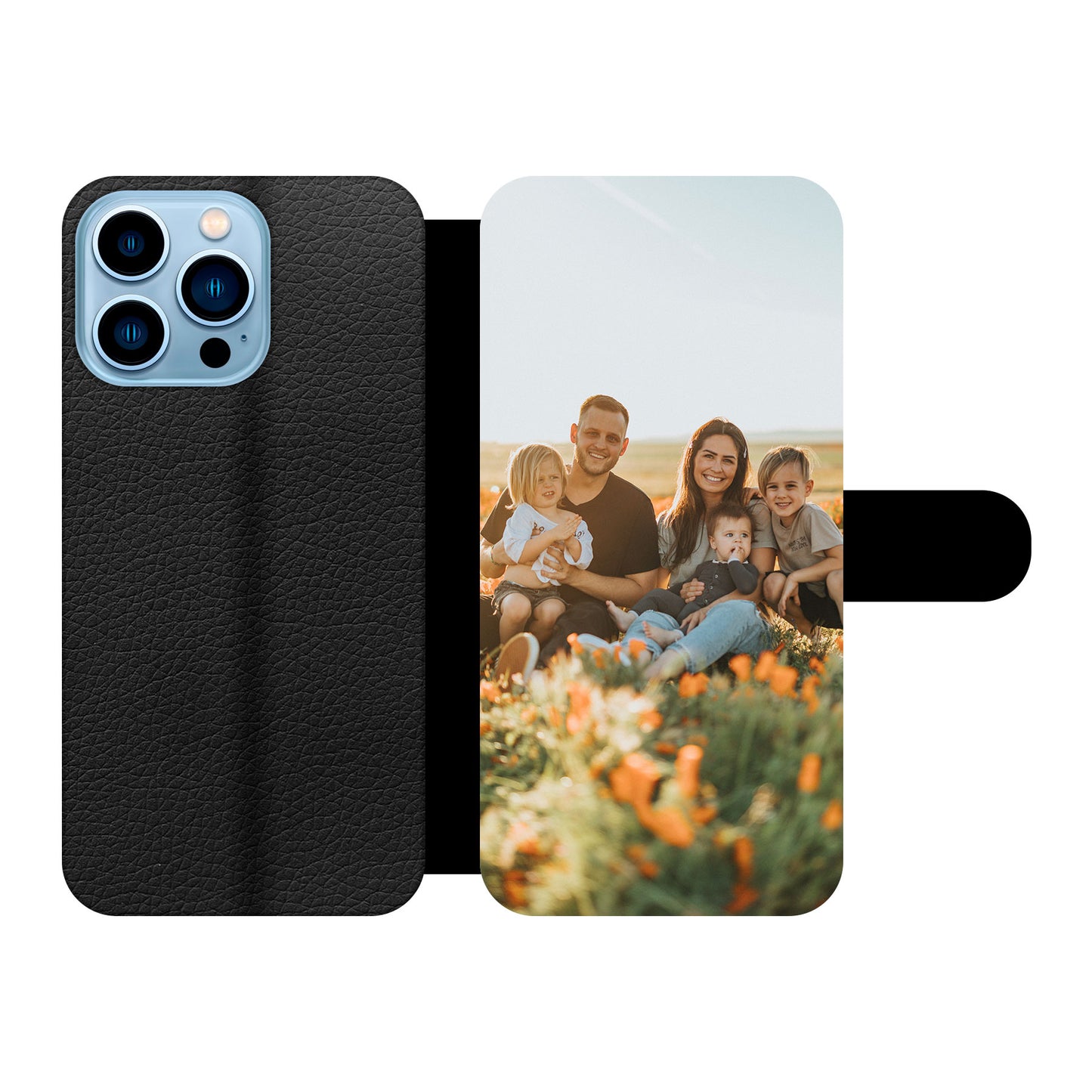 Apple iPhone 13 Pro Custodia a Libro - Stampa sul lato Frontale